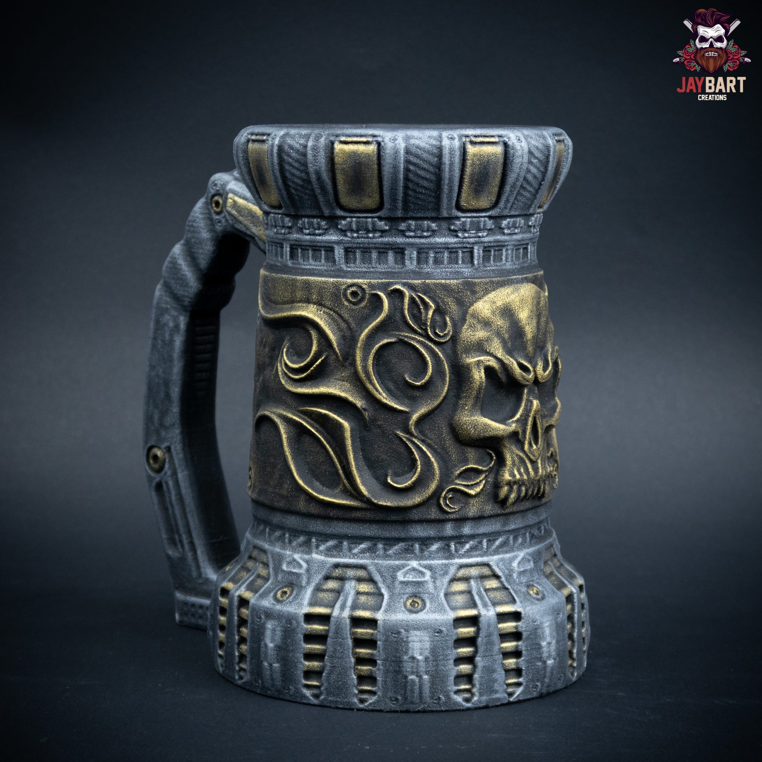 3D Skull Beer Mug : r/blender